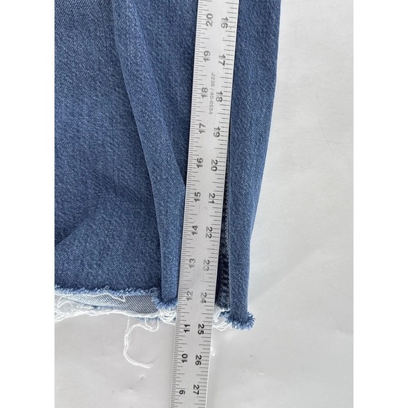 Gap Women's Baggy Mid-Rise Denim DIY Cropped Jeans Sz 28/8Wide-Leg Boho READ - Picture 8 of 9